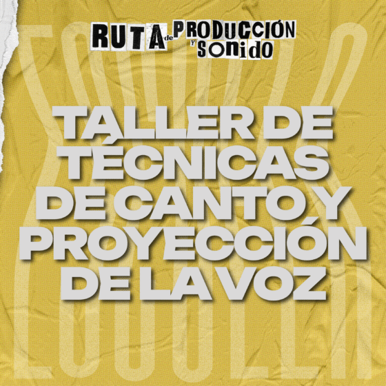Taller de técnicas de canto y proyección de la voz